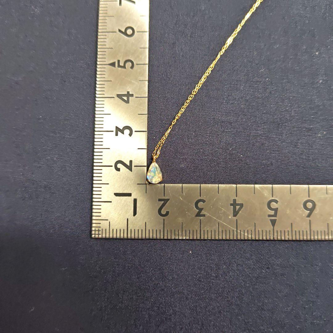 k10YG　ムーンストーン ネックレス　40cm