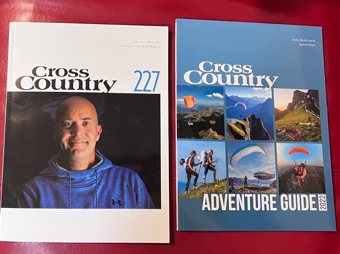 パラグライダー写真が綺麗な専門誌　Cross Country  2019〜セット