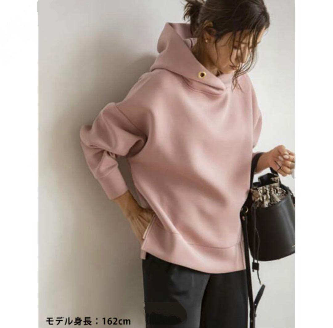 入手困難✨新品【ダムフランク】 ボンディングフーディ F くすみピンク パーカー