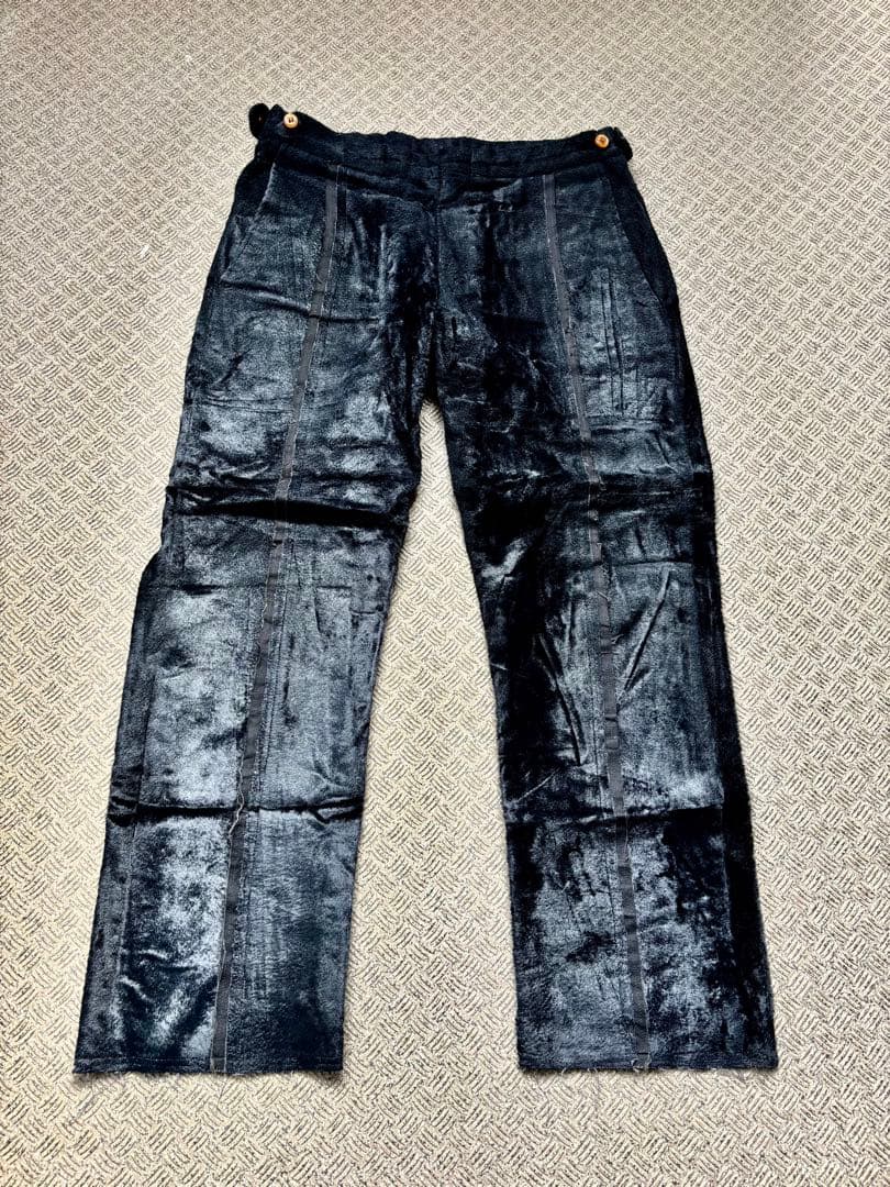 02AW 『四つの黒期』 ベルベット デストロイパンツ archive