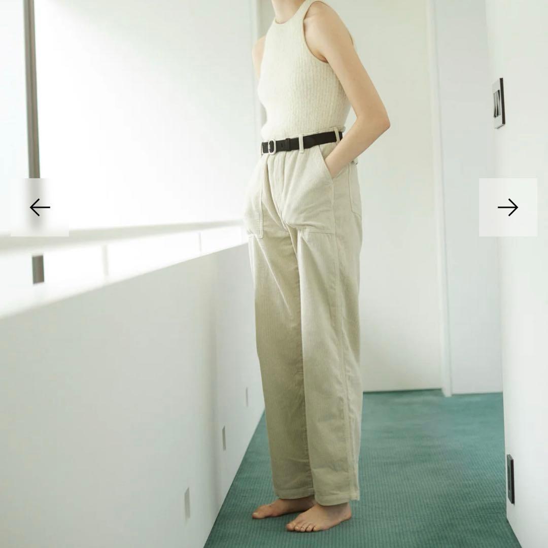 パンツ SHISHIKUI CORDUROY BAKER / CREAM 36