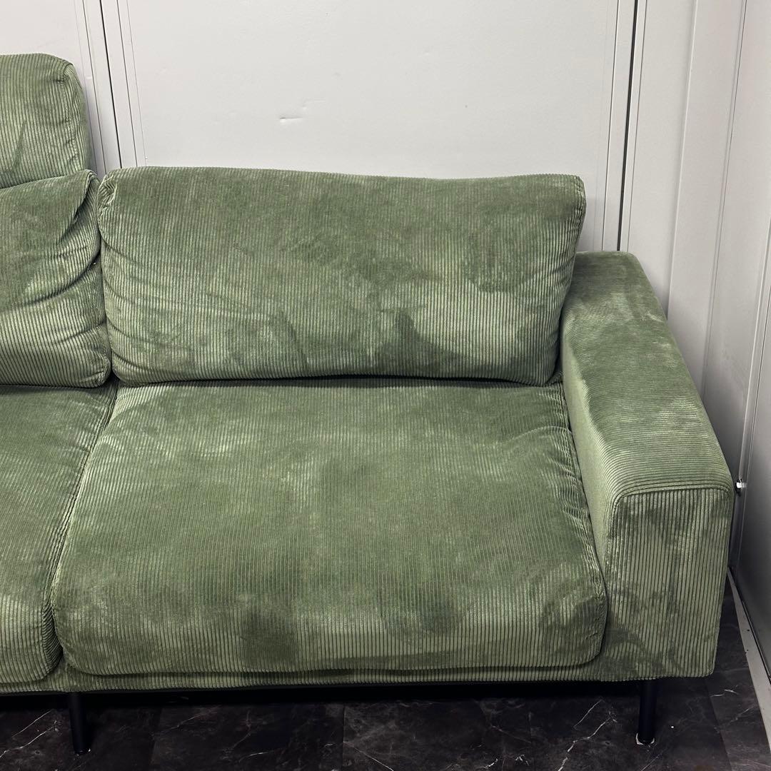 ◇送料込！設置対応◎ COMFORM PLUTO 3人掛けソファ コーデュロイ