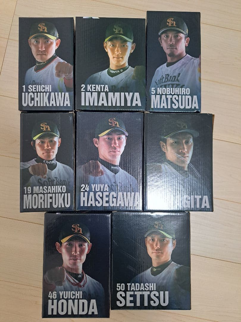 ソフトバンクホークス コンプリートセット　ボブルヘッド　bobble head