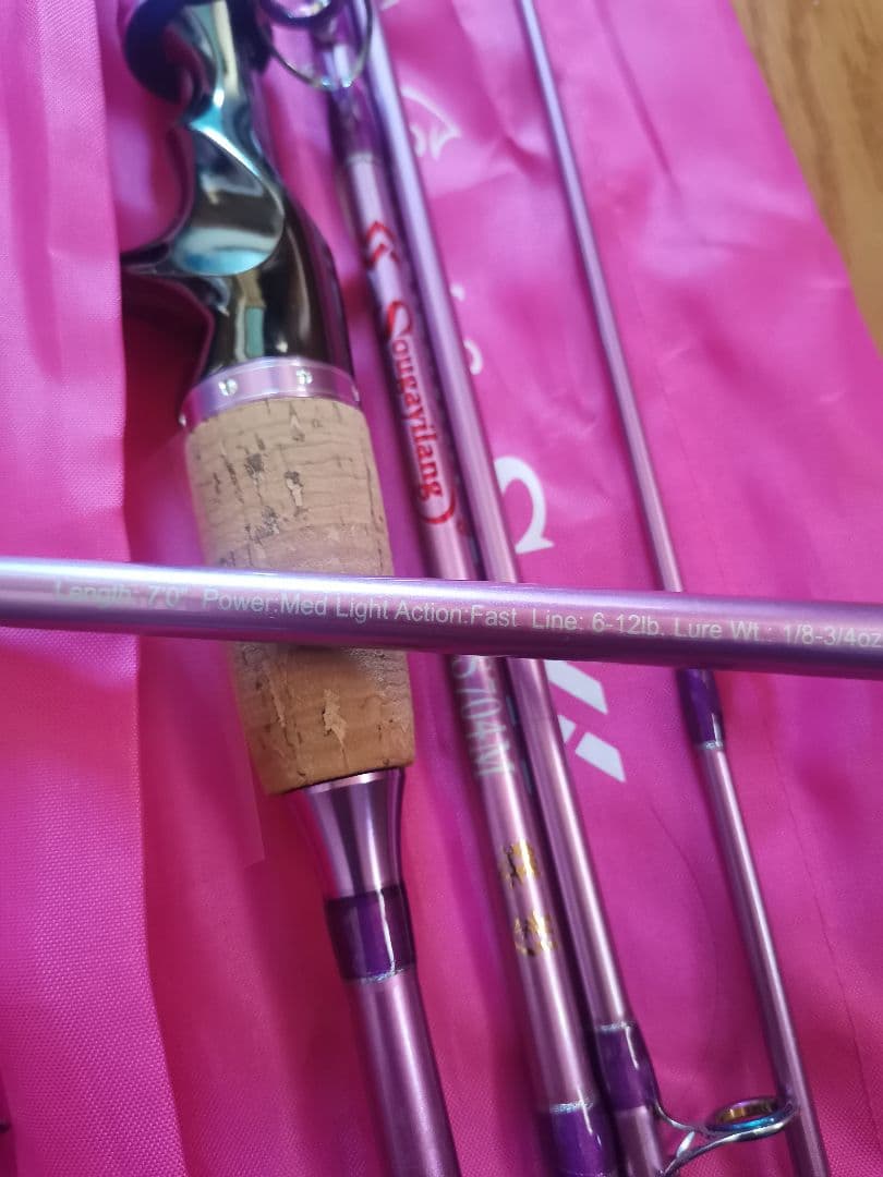 のんたんりゅちん 4Pパックロッド、スピニング ロッド＆リールセット