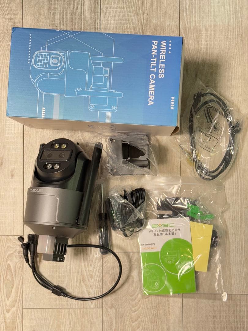 【新品】SV3C 防犯カメラ 屋外 800万画素 ワイヤレス PTZ機能 IP