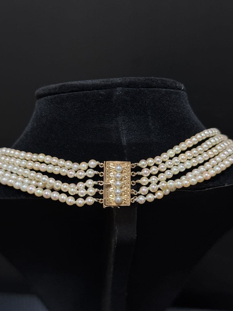 K14 金無垢 金具 真珠 パール ネックレス