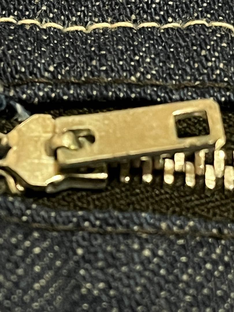 レア　ビンテージ カバーオール ピンロックアルミジップ 濃紺