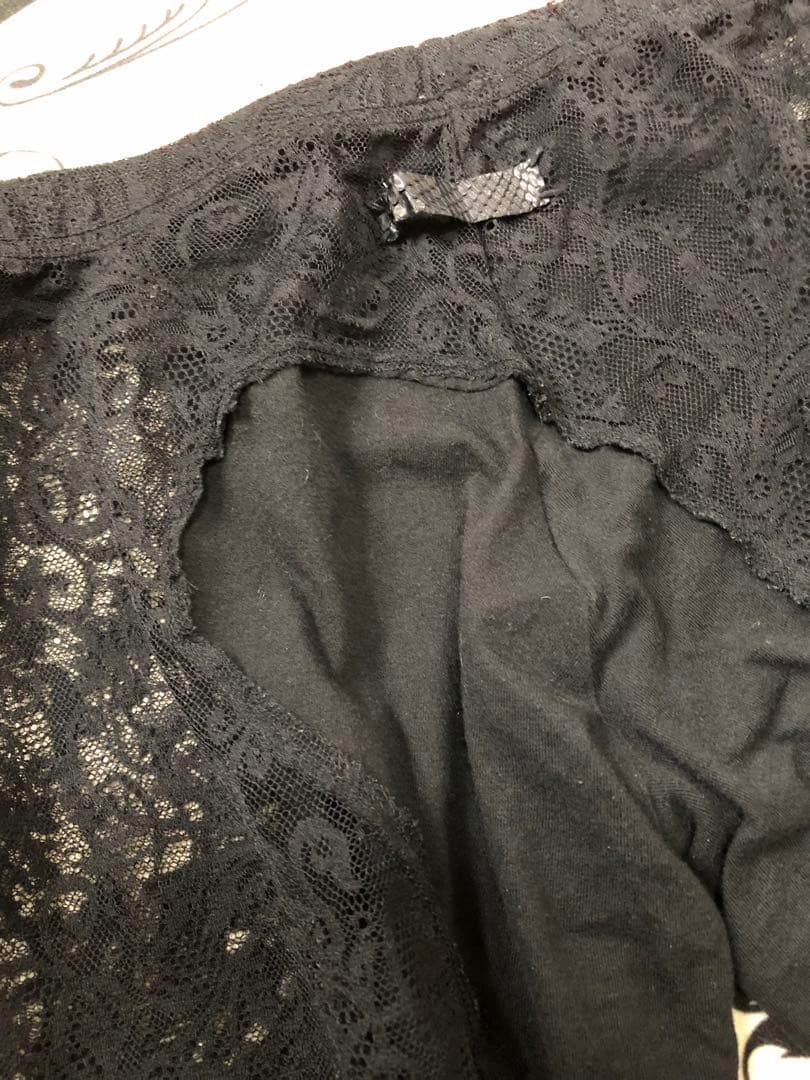 【イフシックスワズナイン】アシンメトリーレースレギンス