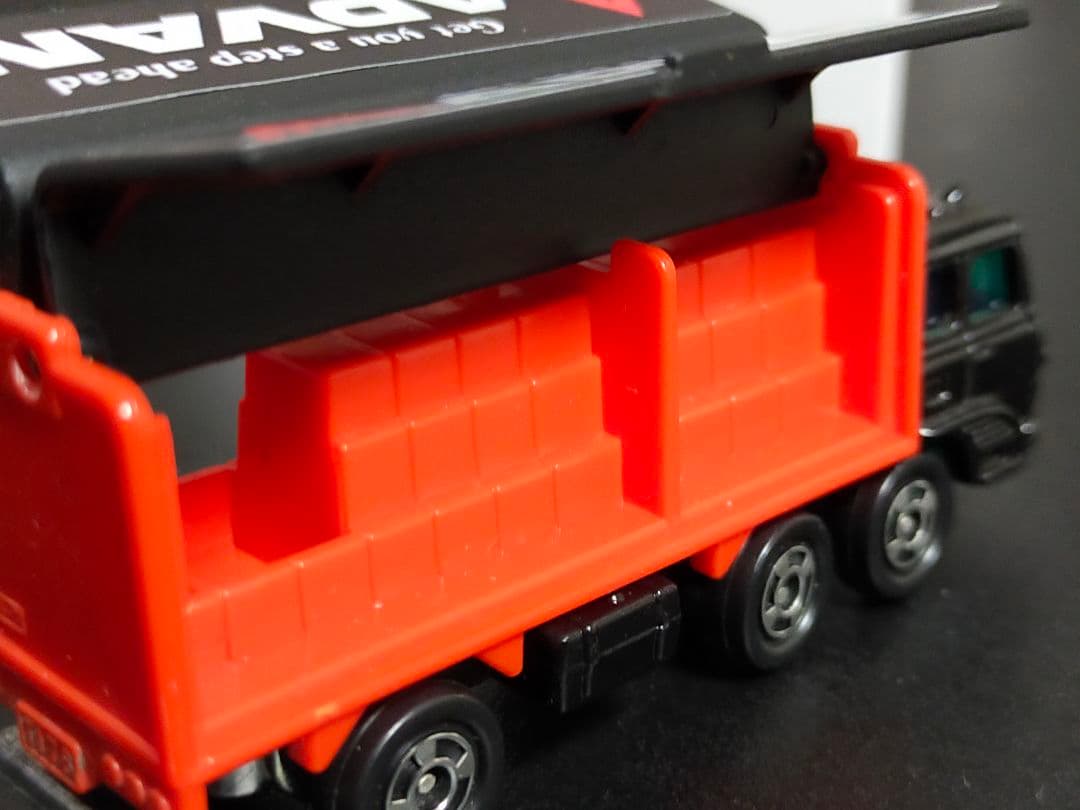 レース 関係者 配布品 黒箱 トミカ ふそう ウィング ルーフ 日本製