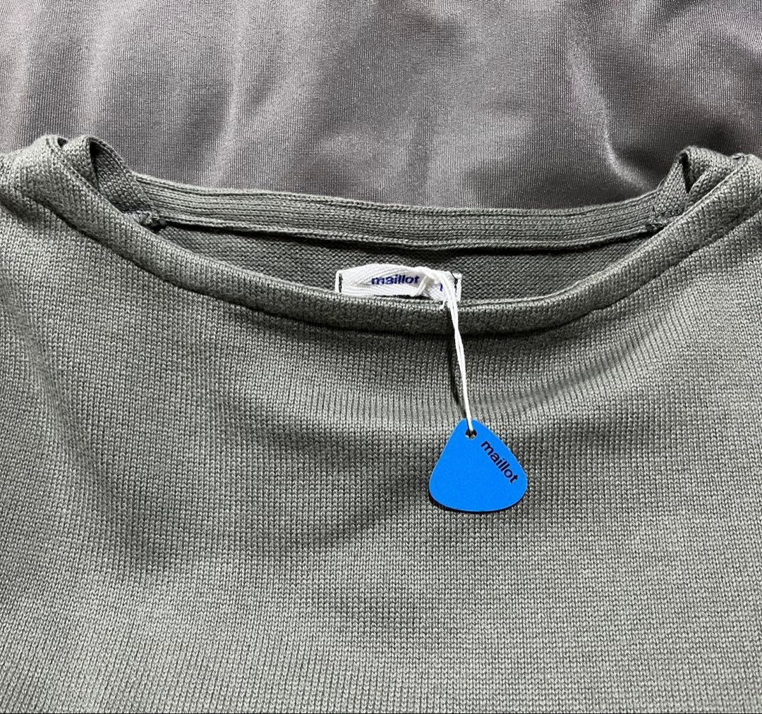 【maillot（マイヨ）】Weekend Long Tee（ダークグレー）