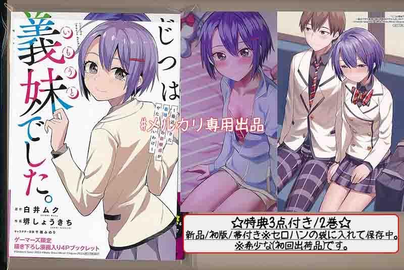 ☆特典付き34点セット [堺しょうきち] じつは義妹でした。1-7巻