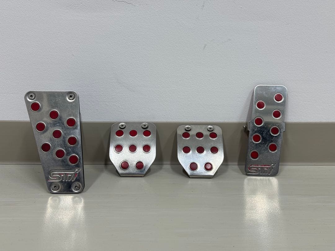 【SUBARU】 STI アルミ ペダル セット MT マニュアル