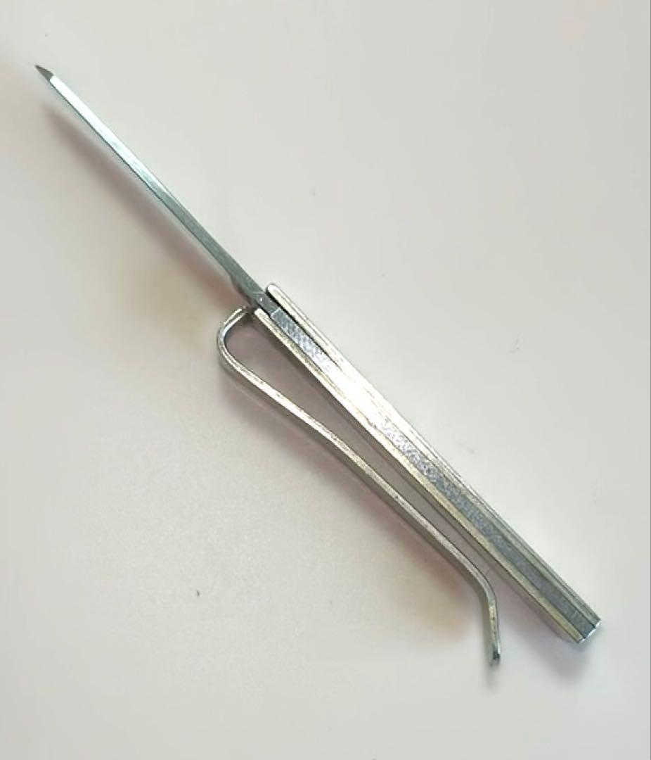 希少　ヴィンテージ　スターリングシルバー エングレーブ ネクタイピン