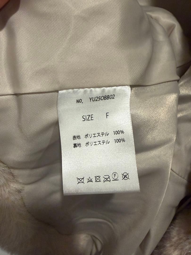 に*ん様 Olu. ベージュファーコート