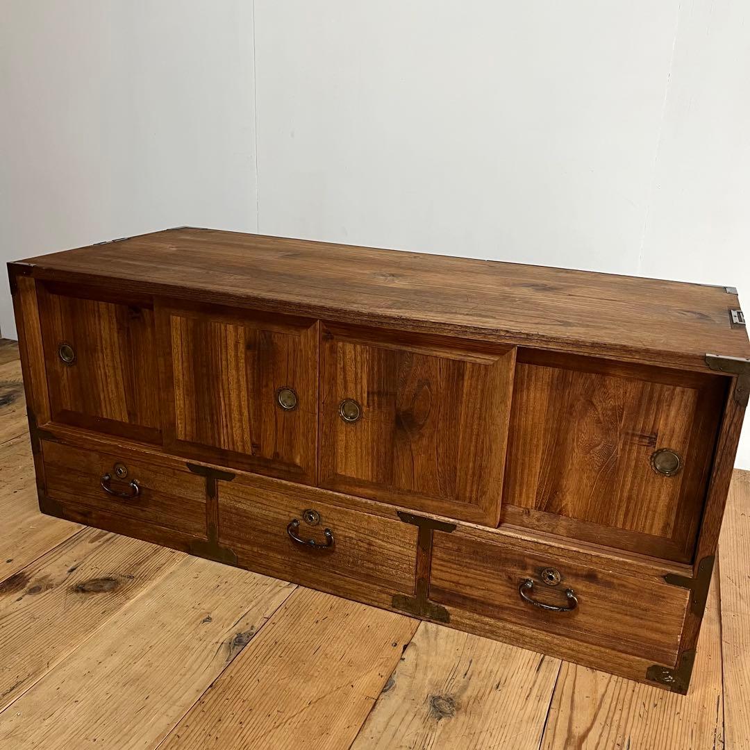 アンティーク タンス チェスト テレビ台 ローボード 展示台 z725