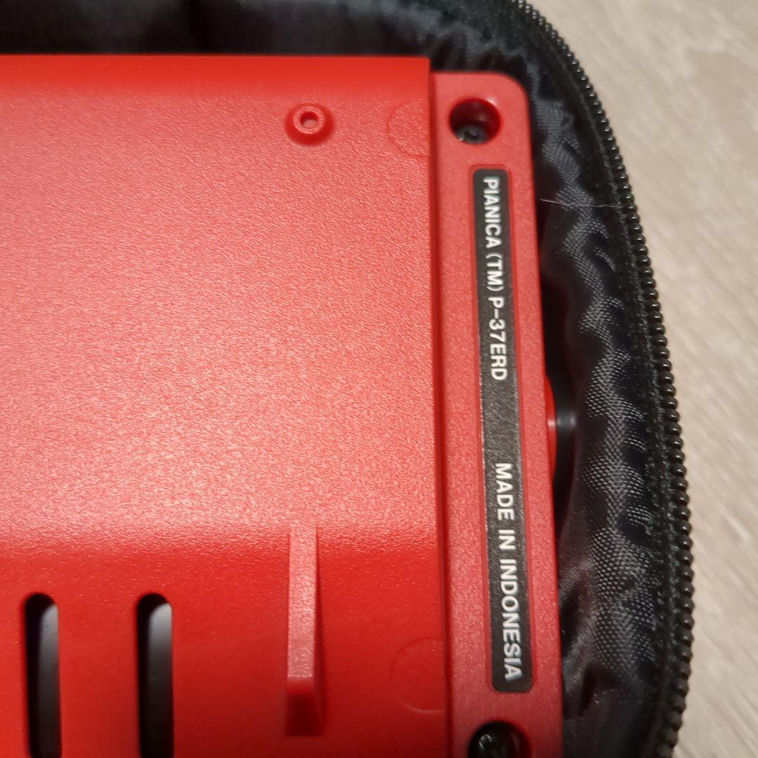 生産完了品　希少 美品【YAMAHA ピアニカ P-37E レッド】