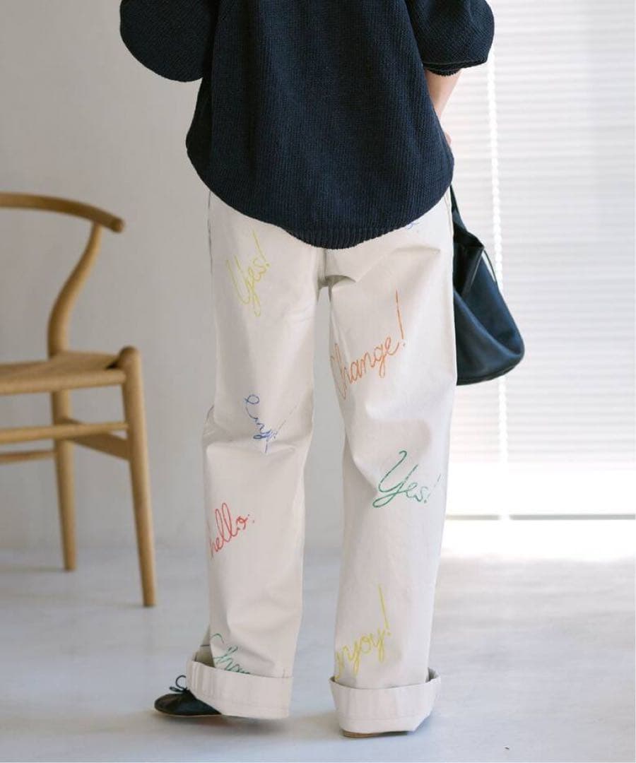 パンツ DRAWING CHINO PANTS