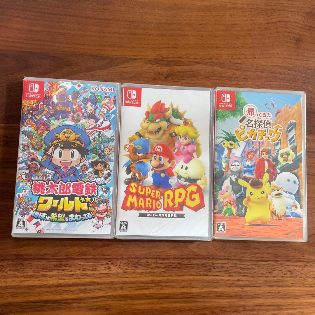 Switch ソフト　桃鉄　マリオ　ピカチュウ　単品不可　お値下げ不可