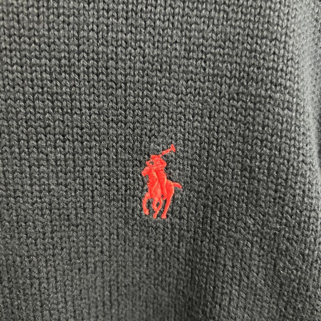 【美品】 POLO RALPH LAUREN ダークブルー ニット