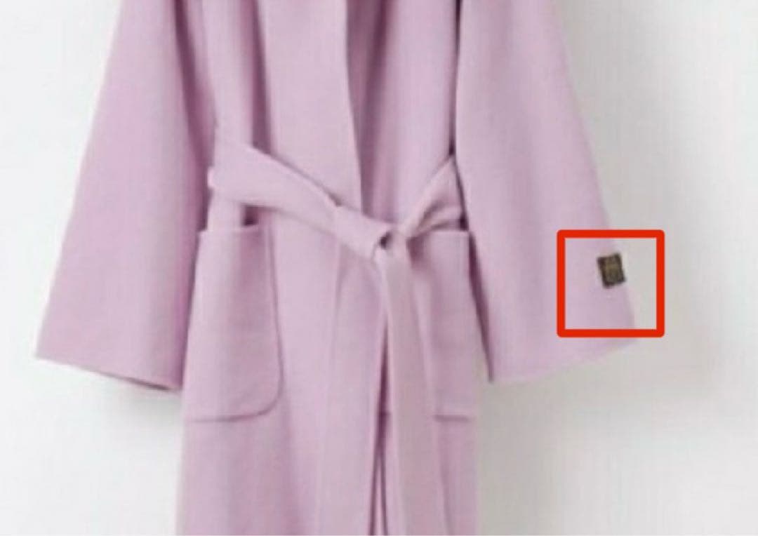 GRACE CONTINENTAL リバーファーフードコート　ピンク