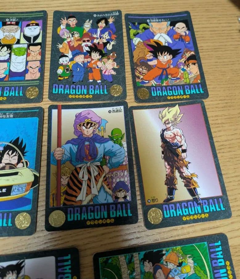 当時物ドラゴンボール ビジュアルアドベンチャーカード19種セット（キラ1枚有り）