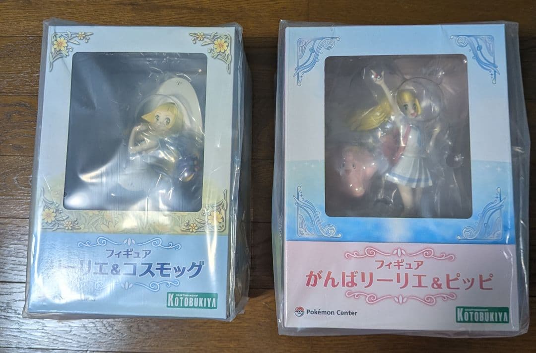 ポケモンセンター リーリエ＆コスモッグ がんばリーリエ&ピッピ フィギュアセット