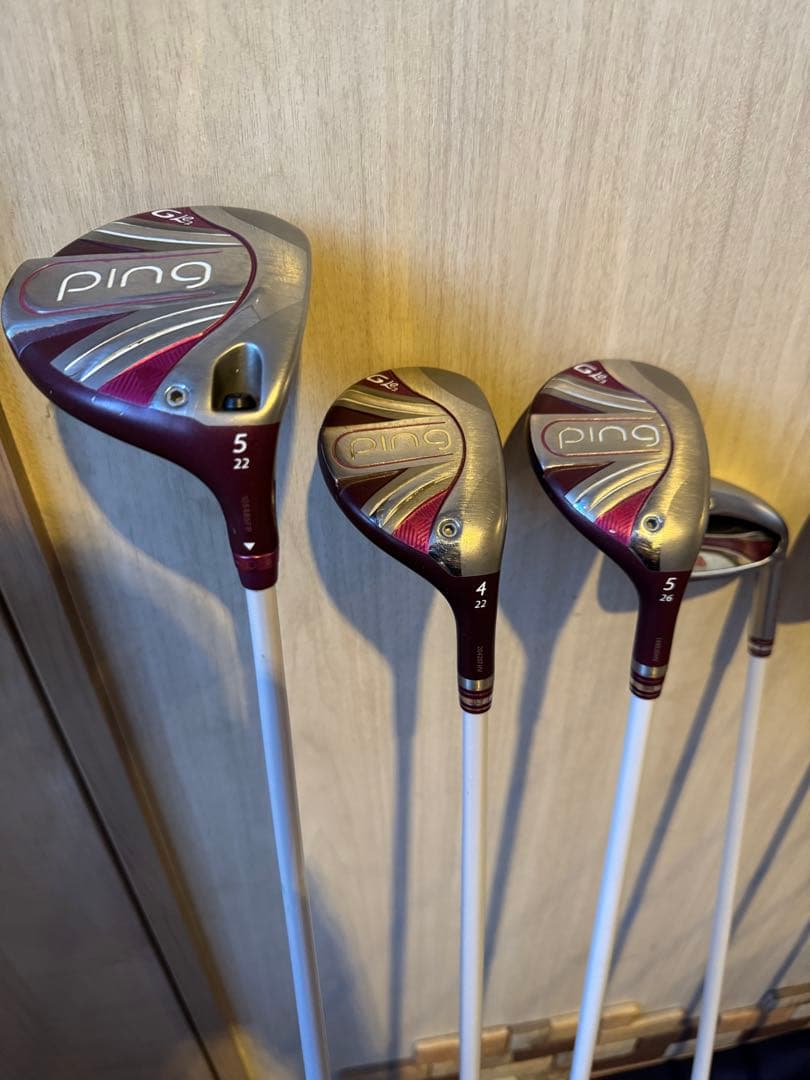 PING Gle2 ゴルフクラブセット 赤 ventus