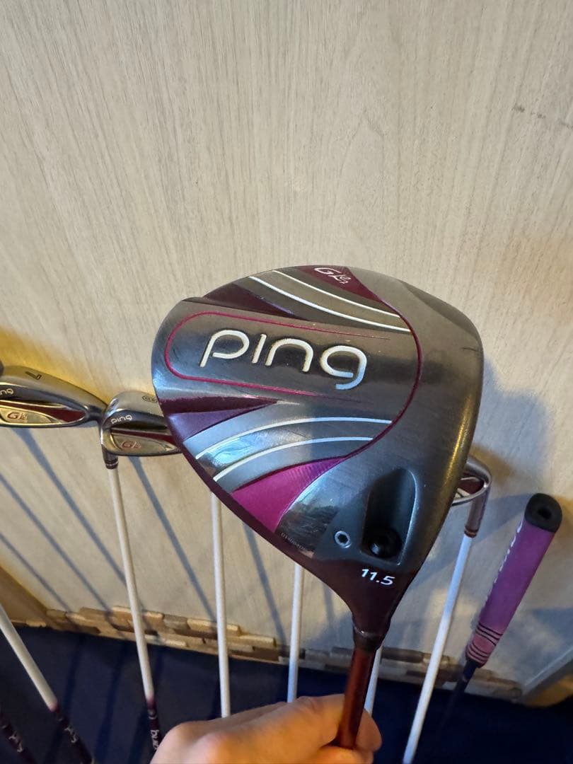 PING Gle2 ゴルフクラブセット 赤 ventus