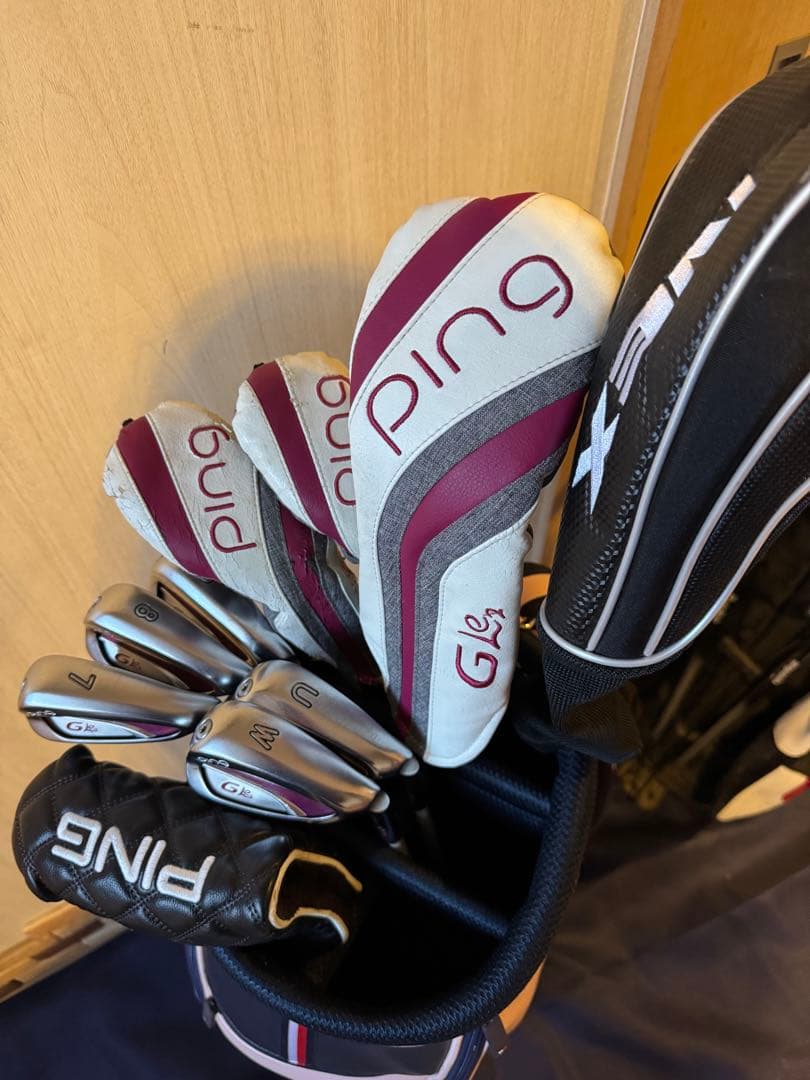 PING Gle2 ゴルフクラブセット 赤 ventus
