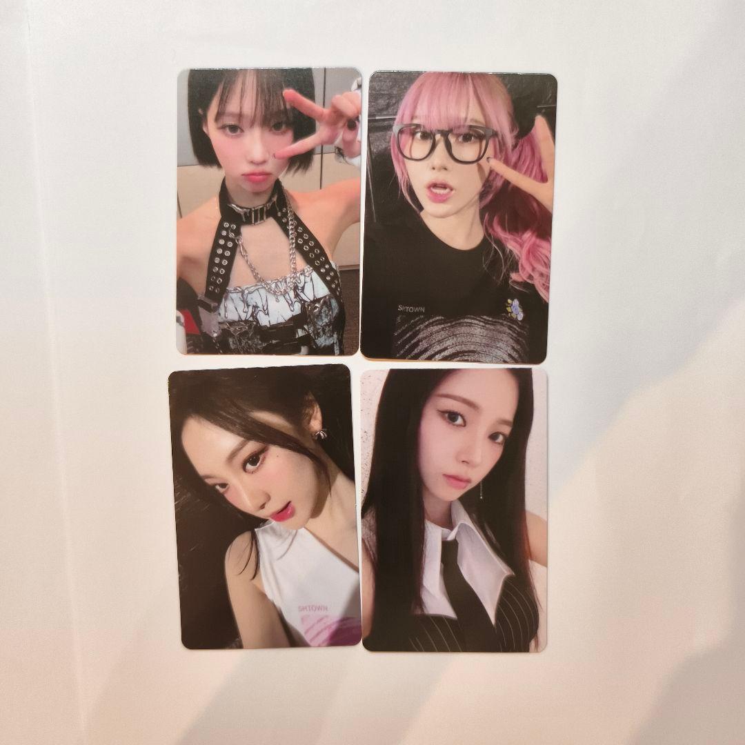 公式 aespa potd 展示会 広州 入場限定 中華 トレカ