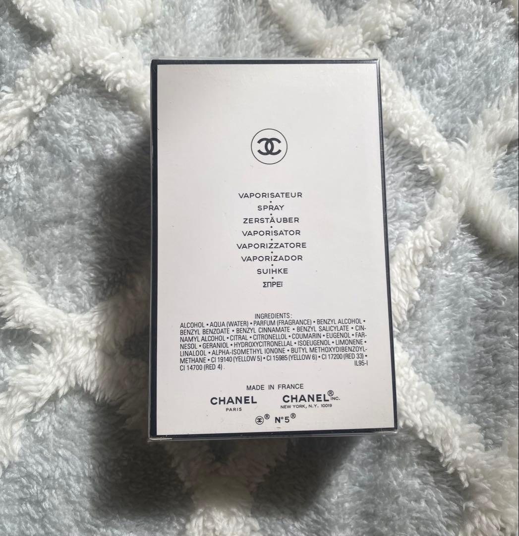 新品CHANEL N°5 オードパルファム 100ml