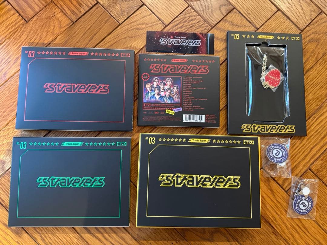 Travis Japan 's travelers初回T盤J盤通常盤FC盤セット