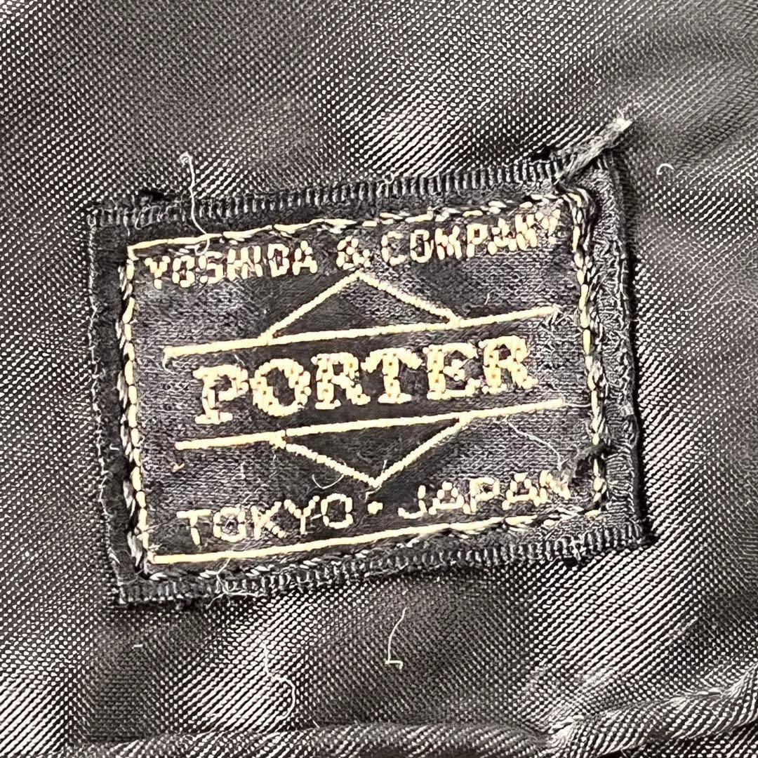 大容量　ポーター　タンカー　初期型　かぶせタイプ　ショルダーバッグ　黒