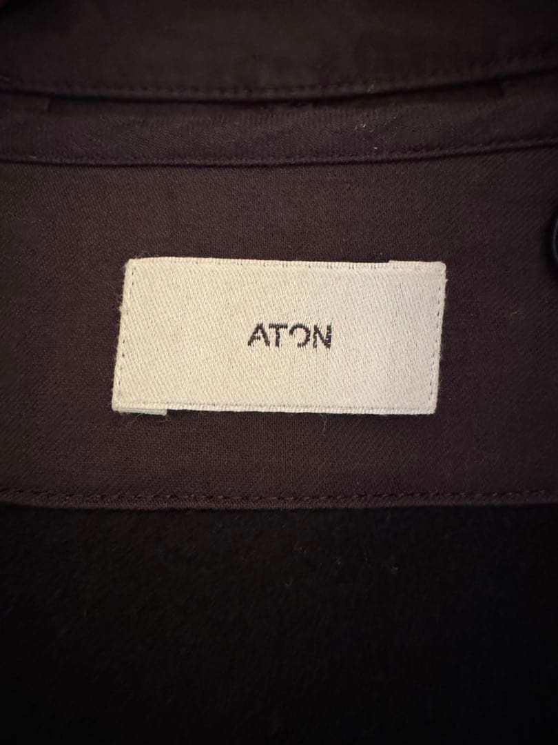 ジャケット・アウター < ATON > AIR VENTILE SHORT MODS COAT