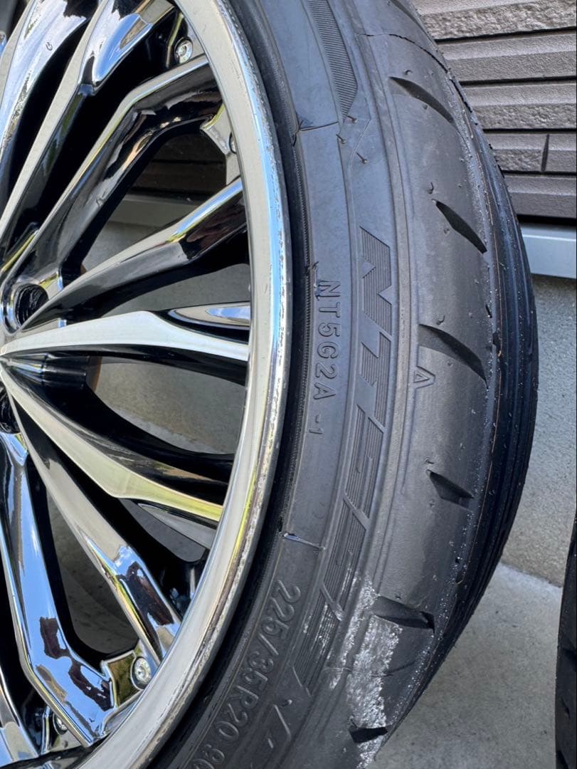 おさかな クレンツェフェルゼン20インチクローム仕上げ ホイールセット4本