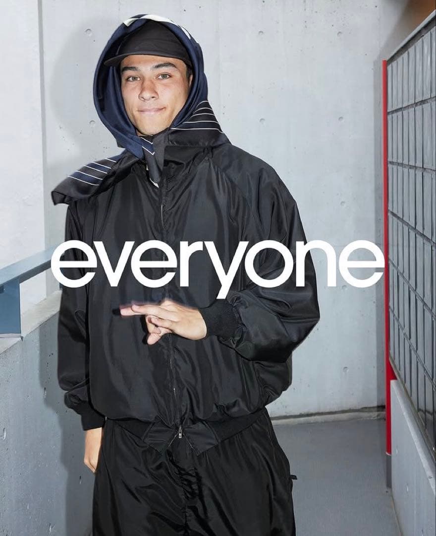 k 様　everyone nylon silk track jacket