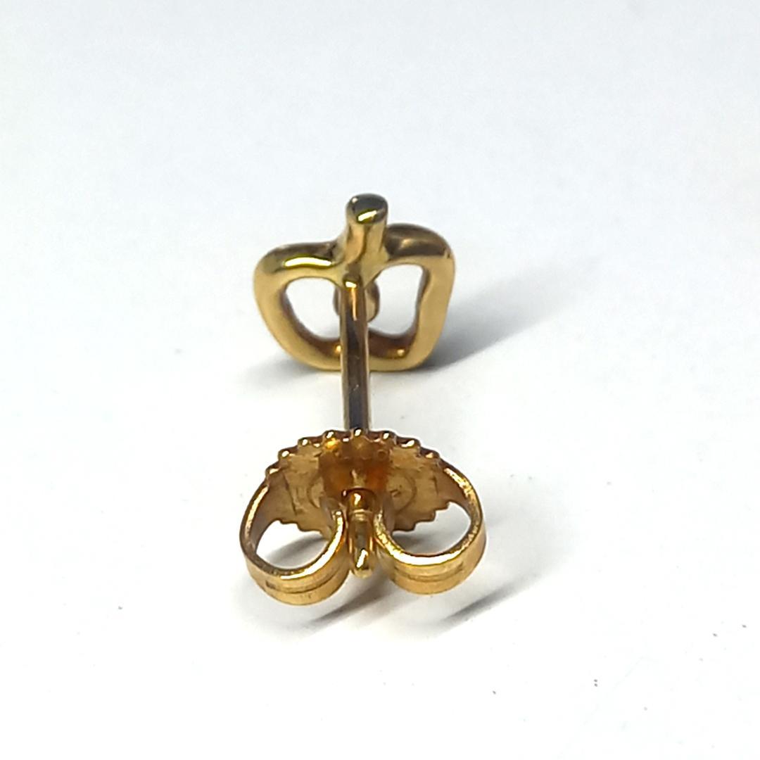 m様 アップル ピアス K18 リンゴ りんご 片方 片耳 750