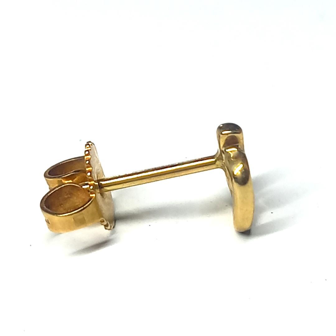 m様 アップル ピアス K18 リンゴ りんご 片方 片耳 750