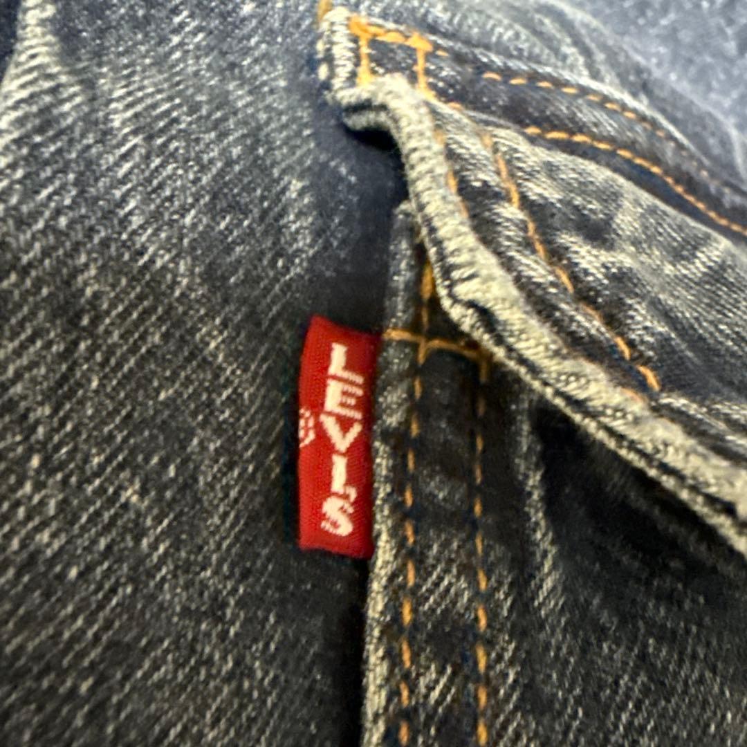 リーバイス セカンド デニムジャケット ビックE 赤耳 ダメージ加工