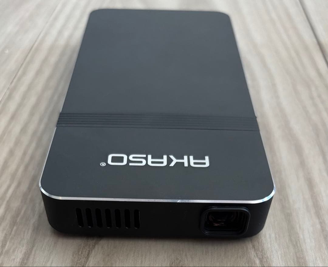 AKASO プロジェクター 小型 DLP ミニ 1080P