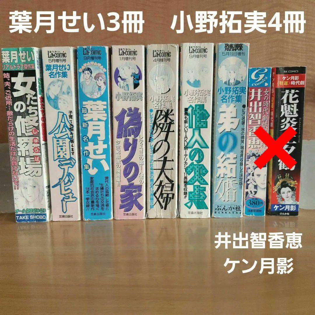 レディースコミック　葉月せい3冊　小野拓実4冊　全7冊