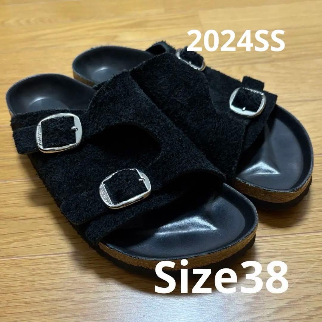 別注 ビルケンシュトック×BY 38 黒 サンダルZURICH 24SS