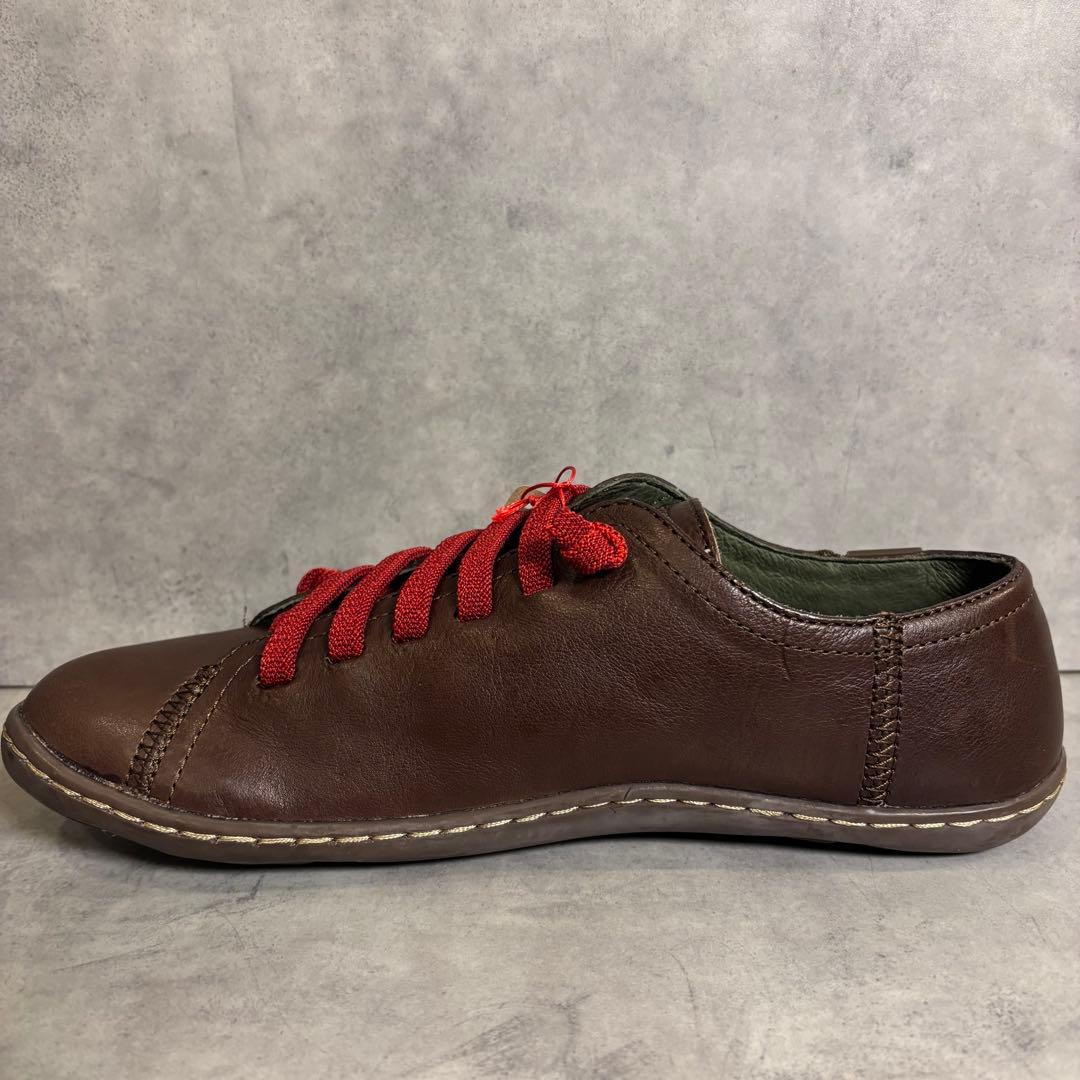 未使用品 カンペール ペウカミ レザースニーカー　ブラウン　37