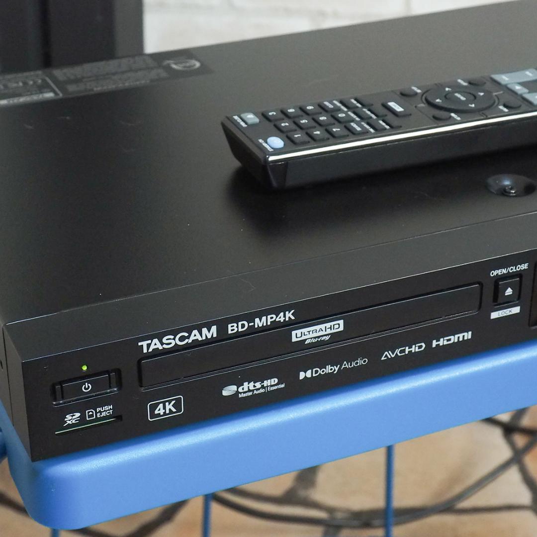 業務用 TASCAM BD-MP4K 4Kブルーレイプレーヤー