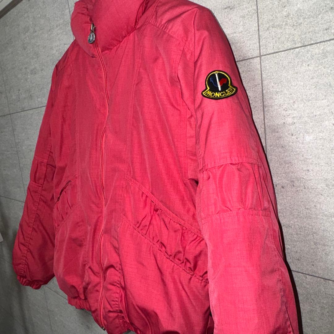 80s モンクレール asics スキーウェア ダウン ジャケット スノボ