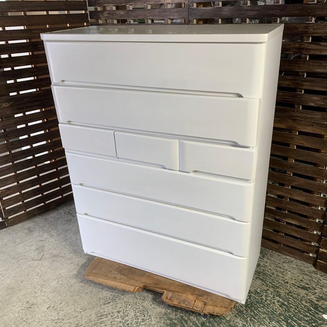 I621 ニトリ ハイチェスト オウカ2 105HC 押入れ ホワイト