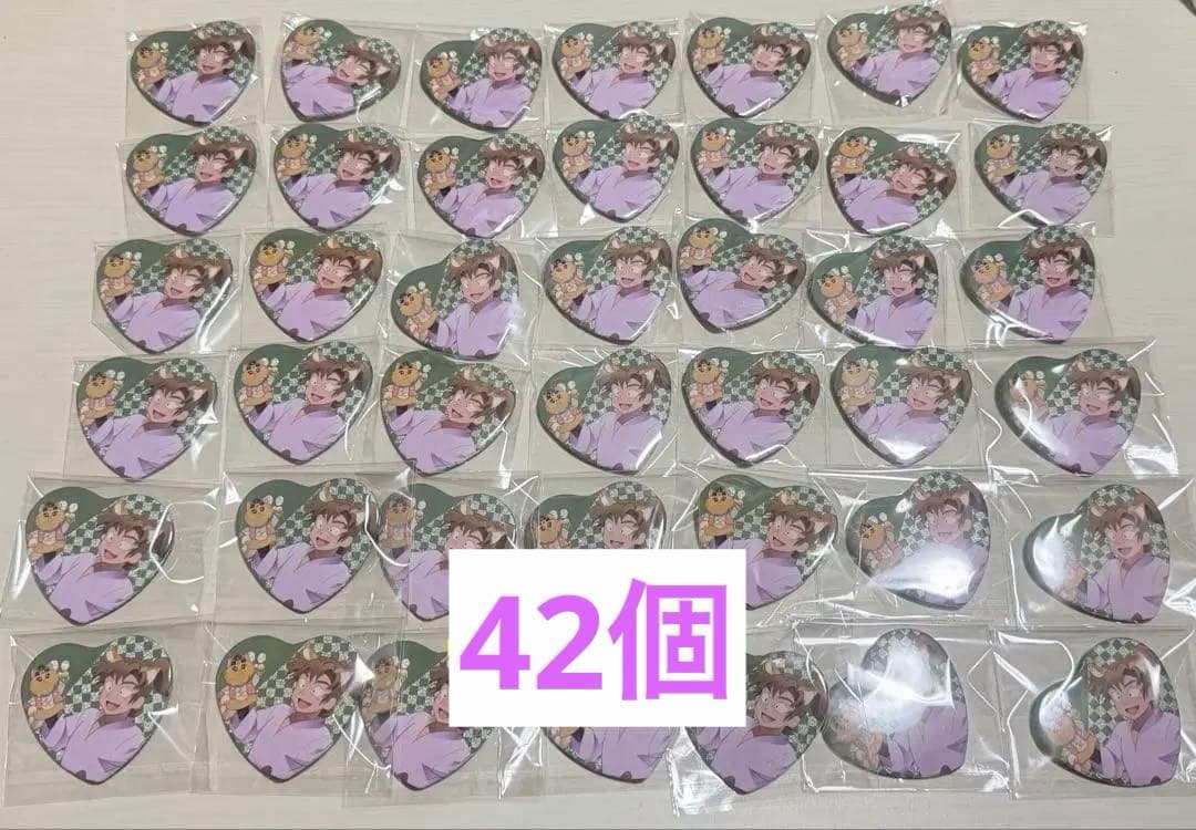 忍たま乱太郎 忍たま ナンジャタウン ナンジャ ハート型缶バッジ 善法寺伊作