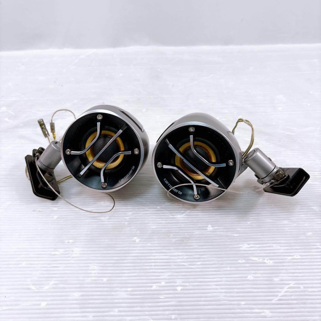 【極美品】carrozzeria 車用 スピーカー シルバーTS-STX99