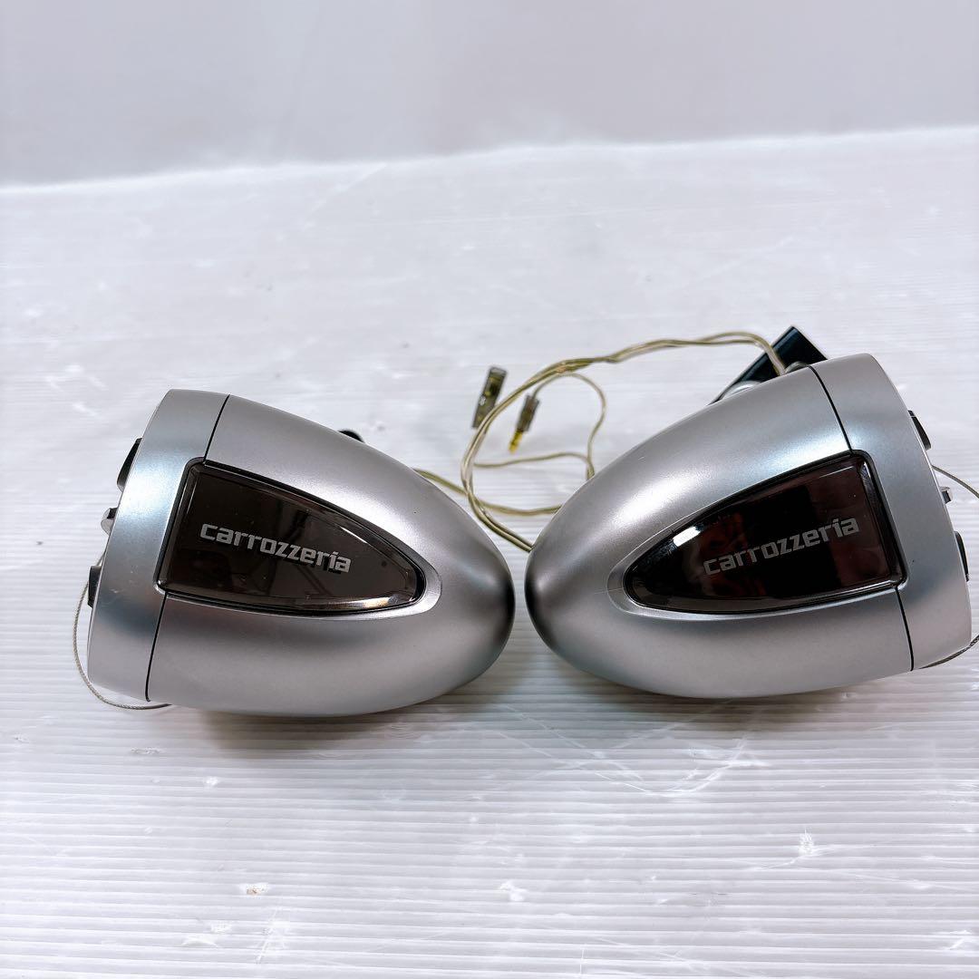 【極美品】carrozzeria 車用 スピーカー シルバーTS-STX99