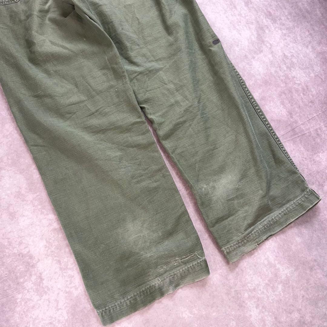 60s og107 コットンサテン ベイカーパンツ